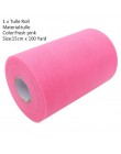 Mesh Tulle Roll 15cm 100 jardów DIY Tutu spódnica pakowanie prezentów na urodziny i bociankowe świąteczne zaopatrzenie weselne d