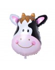 6 sztuk/partia Mini balony foliowe z główką zwierzęcą nadmuchiwany balon dekoracje na przyjęcia urodzinowe dla dzieci baby showe