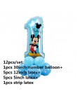 Minnie głowa myszki mickey foliowe pionowe balony helem kreskówka myszka miki balony dekoracje na imprezę urodzinową Baby Shower