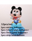 Minnie głowa myszki mickey foliowe pionowe balony helem kreskówka myszka miki balony dekoracje na imprezę urodzinową Baby Shower