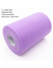 Mesh Tulle Roll 15cm 100 jardów DIY Tutu spódnica pakowanie prezentów na urodziny i bociankowe świąteczne zaopatrzenie weselne d