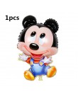 Minnie głowa myszki mickey foliowe pionowe balony helem kreskówka myszka miki balony dekoracje na imprezę urodzinową Baby Shower