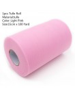 Mesh Tulle Roll 15cm 100 jardów DIY Tutu spódnica pakowanie prezentów na urodziny i bociankowe świąteczne zaopatrzenie weselne d