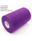 Mesh Tulle Roll 15cm 100 jardów DIY Tutu spódnica pakowanie prezentów na urodziny i bociankowe świąteczne zaopatrzenie weselne d