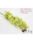 1 Stem Real Touch Latex sztuczna ćma orchidea motyl kwiat orchidei dla nowego domu dekoracje weselne F472
