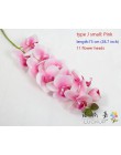 1 Stem Real Touch Latex sztuczna ćma orchidea motyl kwiat orchidei dla nowego domu dekoracje weselne F472