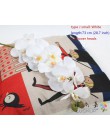 1 Stem Real Touch Latex sztuczna ćma orchidea motyl kwiat orchidei dla nowego domu dekoracje weselne F472