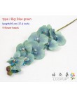 1 Stem Real Touch Latex sztuczna ćma orchidea motyl kwiat orchidei dla nowego domu dekoracje weselne F472