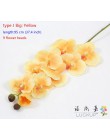 1 Stem Real Touch Latex sztuczna ćma orchidea motyl kwiat orchidei dla nowego domu dekoracje weselne F472