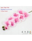 1 Stem Real Touch Latex sztuczna ćma orchidea motyl kwiat orchidei dla nowego domu dekoracje weselne F472