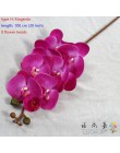 1 Stem Real Touch Latex sztuczna ćma orchidea motyl kwiat orchidei dla nowego domu dekoracje weselne F472