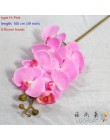 1 Stem Real Touch Latex sztuczna ćma orchidea motyl kwiat orchidei dla nowego domu dekoracje weselne F472
