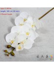 1 Stem Real Touch Latex sztuczna ćma orchidea motyl kwiat orchidei dla nowego domu dekoracje weselne F472