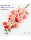 1 Stem Real Touch Latex sztuczna ćma orchidea motyl kwiat orchidei dla nowego domu dekoracje weselne F472
