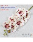 1 Stem Real Touch Latex sztuczna ćma orchidea motyl kwiat orchidei dla nowego domu dekoracje weselne F472