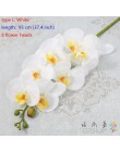 1 Stem Real Touch Latex sztuczna ćma orchidea motyl kwiat orchidei dla nowego domu dekoracje weselne F472