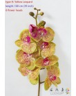 1 Stem Real Touch Latex sztuczna ćma orchidea motyl kwiat orchidei dla nowego domu dekoracje weselne F472