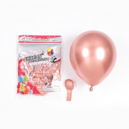 10 sztuk 5/10 cala chromowane metalowe lateksowe balony błyszczące metalowe Globos nadmuchiwany balon wypełniony helem dekoracja