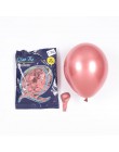 10 sztuk 5/10 cala chromowane metalowe lateksowe balony błyszczące metalowe Globos nadmuchiwany balon wypełniony helem dekoracja