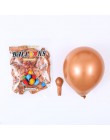 10 sztuk 5/10 cala chromowane metalowe lateksowe balony błyszczące metalowe Globos nadmuchiwany balon wypełniony helem dekoracja