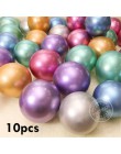 10 sztuk 5/10 cala chromowane metalowe lateksowe balony błyszczące metalowe Globos nadmuchiwany balon wypełniony helem dekoracja