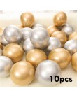 10 sztuk 5/10 cala chromowane metalowe lateksowe balony błyszczące metalowe Globos nadmuchiwany balon wypełniony helem dekoracja