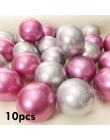 10 sztuk 5/10 cala chromowane metalowe lateksowe balony błyszczące metalowe Globos nadmuchiwany balon wypełniony helem dekoracja