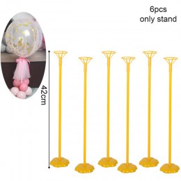 6 sztuk stół uchwyt na balon Centerpieces balony kolumna uchwyty do dekoracji ślubnych dla dzieci Birthday Party przybory dla ni