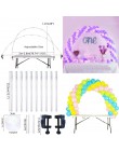 6 sztuk stół uchwyt na balon Centerpieces balony kolumna uchwyty do dekoracji ślubnych dla dzieci Birthday Party przybory dla ni