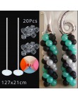6 sztuk stół uchwyt na balon Centerpieces balony kolumna uchwyty do dekoracji ślubnych dla dzieci Birthday Party przybory dla ni
