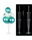 6 sztuk stół uchwyt na balon Centerpieces balony kolumna uchwyty do dekoracji ślubnych dla dzieci Birthday Party przybory dla ni