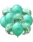 10 sztuk/partia Mix balony z konfetti w kolorze różowego złota dekoracja urodzinowa dla dzieci dorosłych metaliczny balon helem 