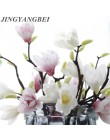 3D Silk Magnolia Branch sztuczne kwiaty wysokiej jakości sztuczny kwiat na ślub udekoruj dekoracje do domu dodatki na imprezę
