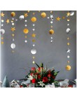 4M Twinkle Star papierowe w kształcie płatka śniegu girlandy wiszące ozdoby świąteczne dekoracje na dom nowy rok 2020 Noel Decor