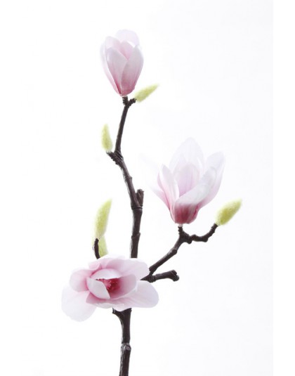3D Silk Magnolia Branch sztuczne kwiaty wysokiej jakości sztuczny kwiat na ślub udekoruj dekoracje do domu dodatki na imprezę