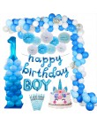 Pierwsze urodziny Baby Boy dziewczyna Party 1st dekoracja urodzinowa Banner, balony, 1 jednego roku życia Party wystrój Baby Sho
