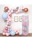 169 sztuk Macaron balony Garland Arch różowe złoto konfetti balon ślub urodziny balon dekoracje na przyjęcie urodzinowe dzieci B