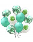10 sztuk zielone balony dżungla dekoracje świąteczne balony dżungla urodziny balony metalowe balon tropikalna impreza tematyczna