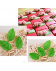 200 sztuk zielone drzewo liść sztuczny kwiat liście na ślub robótki ręczne do dekoracji wnętrza DIY Fleurs scrapbooking, rzemios