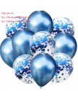 10 sztuk/partia 12 calowy błyszczący Metal lateksowy balon brokat konfetti balony dzieci artykuły na urodziny wesela metalowe ch