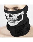 Maski na halloween festiwal czaszki maski szkielet akcesoria do motoru rower szyi cieplej duch dziecko szalik obroże O pierścień