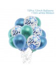 Pierwsze urodziny Baby Boy dziewczyna Party 1st dekoracja urodzinowa Banner, balony, 1 jednego roku życia Party wystrój Baby Sho