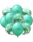 10 sztuk/partia Mix balony z konfetti w kolorze różowego złota dekoracja urodzinowa dla dzieci dorosłych metaliczny balon helem 