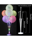 LED Lights balony kolumna podstawka na stół pływający wystrój weselny uchwyt na balon Stick Baby Shower dekoracja urodzinowa dla