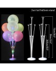 LED Lights balony kolumna podstawka na stół pływający wystrój weselny uchwyt na balon Stick Baby Shower dekoracja urodzinowa dla