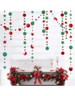 4M Twinkle Star papierowe w kształcie płatka śniegu girlandy wiszące ozdoby świąteczne dekoracje na dom nowy rok 2020 Noel Decor