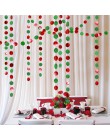 4M Twinkle Star papierowe w kształcie płatka śniegu girlandy wiszące ozdoby świąteczne dekoracje na dom nowy rok 2020 Noel Decor