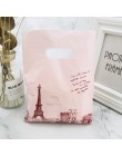 Więcej wzór biżuteria plastikowa torba z uchwytami 15x20cm prezent ślubny gruby butik prezent opakowania na zakupy plastikowa to