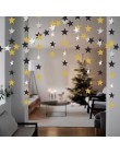 4M Twinkle Star papierowe w kształcie płatka śniegu girlandy wiszące ozdoby świąteczne dekoracje na dom nowy rok 2020 Noel Decor