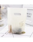 Więcej wzór biżuteria plastikowa torba z uchwytami 15x20cm prezent ślubny gruby butik prezent opakowania na zakupy plastikowa to